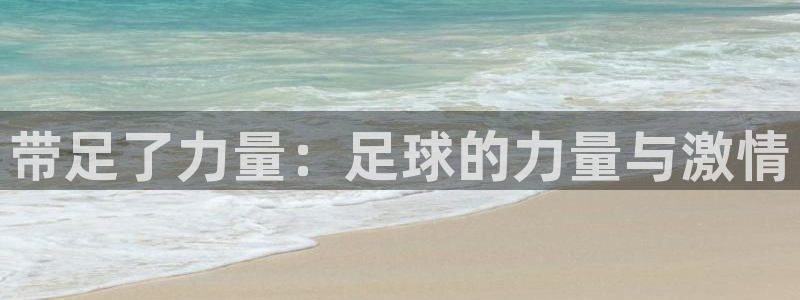 vsport体育在线官网：带足了力量：足球的力量与激情